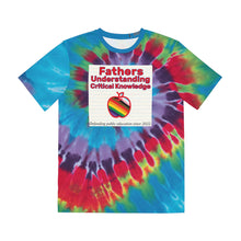 Load image into Gallery viewer, Fathers Understanding Critical Knowledge Tie-Dye DRI FIT Performance T-Shirt