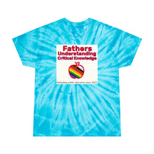 Load image into Gallery viewer, Fathers Understanding Critical Knowledge Tie-Dye Spiral Blast T-Shirt