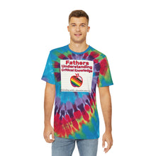 Load image into Gallery viewer, Fathers Understanding Critical Knowledge Tie-Dye DRI FIT Performance T-Shirt