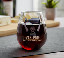 Load image into Gallery viewer, VGK Ladies - VGK FAN 11.75oz Stemless Wine Glass
