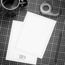 Load image into Gallery viewer, *CUSTOM ORDER* KIMBERLY BIERY - 30x - 5"X7" CARDSTOCK STATIONARY WITH ENVELOPES