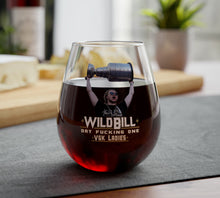 Load image into Gallery viewer, VGK Ladies - WILD BILL 11.75oz Stemless Wine Glass