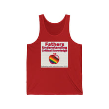 Load image into Gallery viewer, Fathers Understanding Critical Knowledge Tank Top