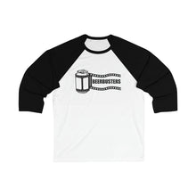 Load image into Gallery viewer, BEERBUSTERS Official Logo Ringer Retro T-Shirt