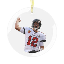 Load image into Gallery viewer, LFG 3.5" Beveled Edge Glass Ornament