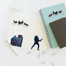 Load image into Gallery viewer, GUITAR GOD Weatherproof Indoor/Outdoor Sticker Scene (4 pcs)