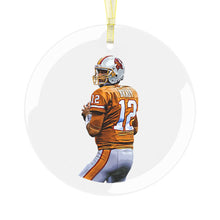 Load image into Gallery viewer, CREAMSICLE DREAM 3.5" Beveled Edge Glass Ornament