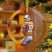 Load image into Gallery viewer, CREAMSICLE DREAM 3.5" Beveled Edge Glass Ornament