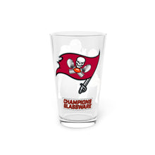 Load image into Gallery viewer, Peace ***CUSTOM BACK*** 16oz Pint Glass