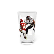 Load image into Gallery viewer, Peace ***CUSTOM BACK*** 16oz Pint Glass