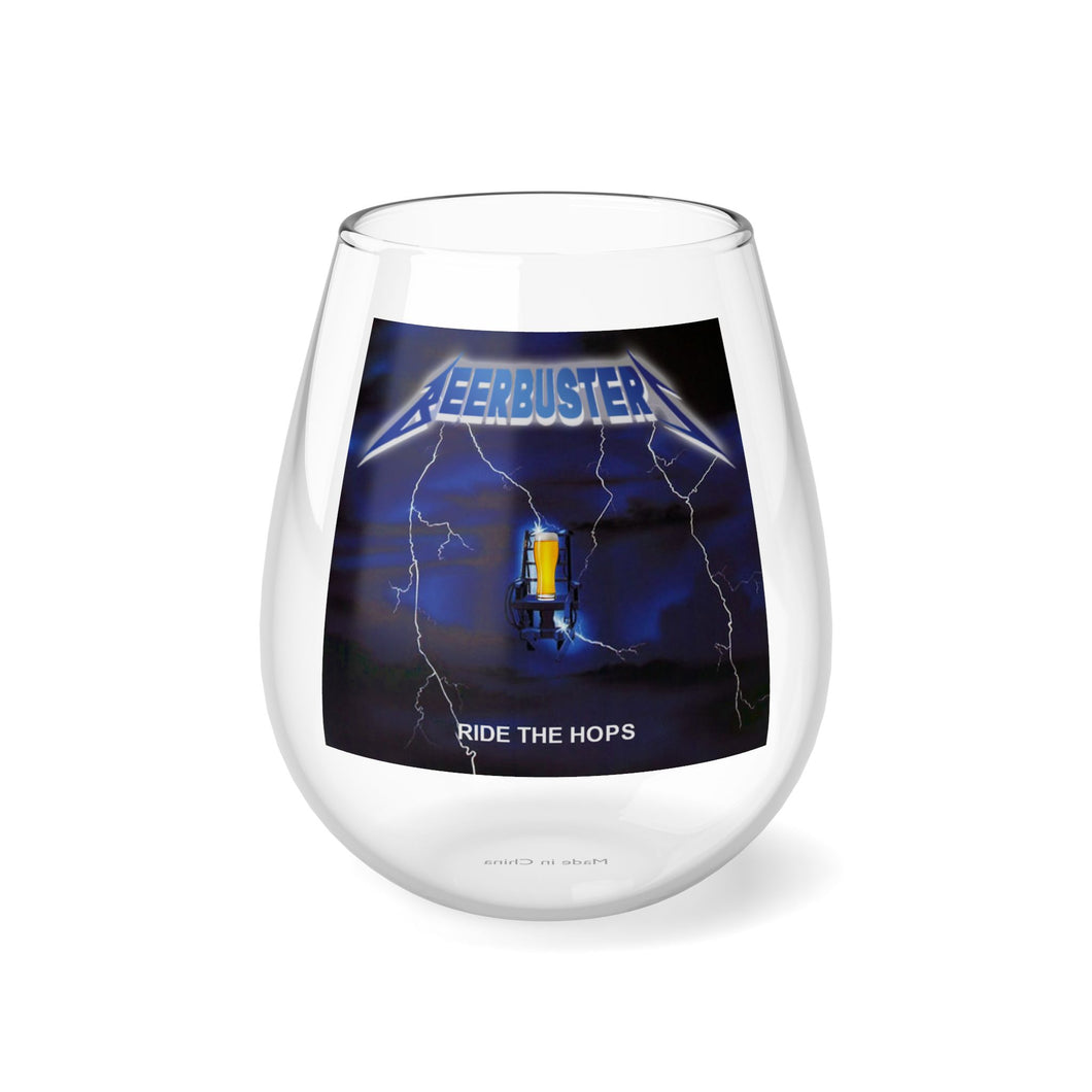 RIDE THE HOPS 11.75oz Stemless Glass