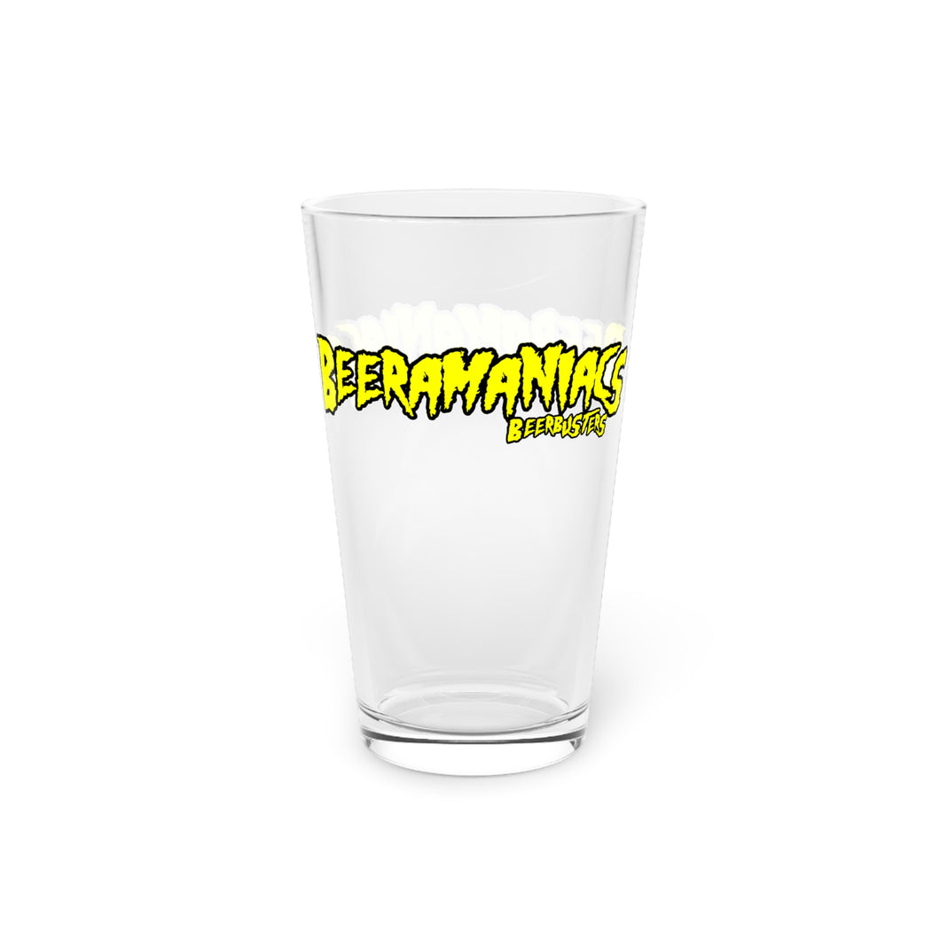 BEERAMANIACS 16oz Pint Glass