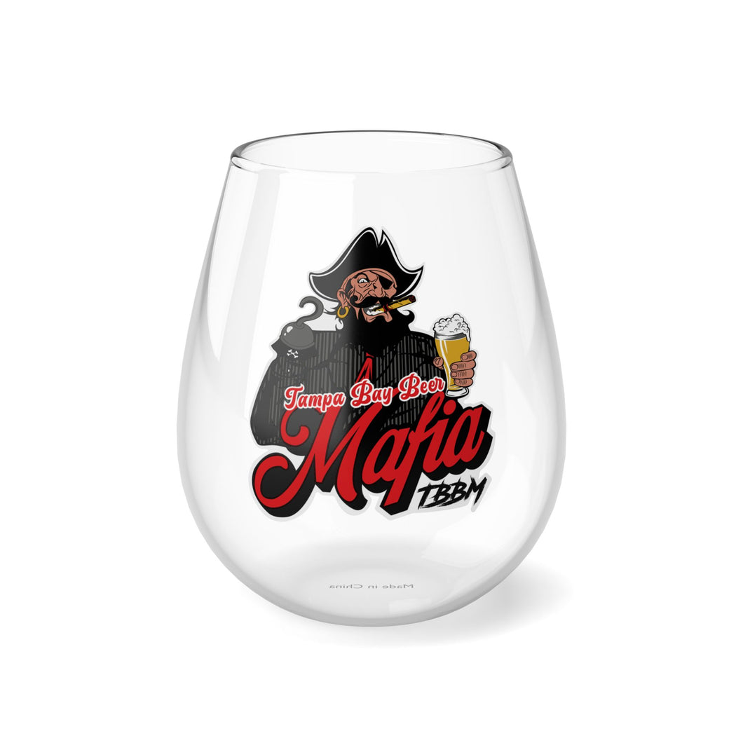 TBBM BUCCO BREWS 12oz Stemless Glass