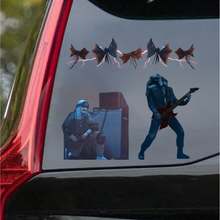 Load image into Gallery viewer, GUITAR GOD Weatherproof Indoor/Outdoor Sticker Scene (4 pcs)
